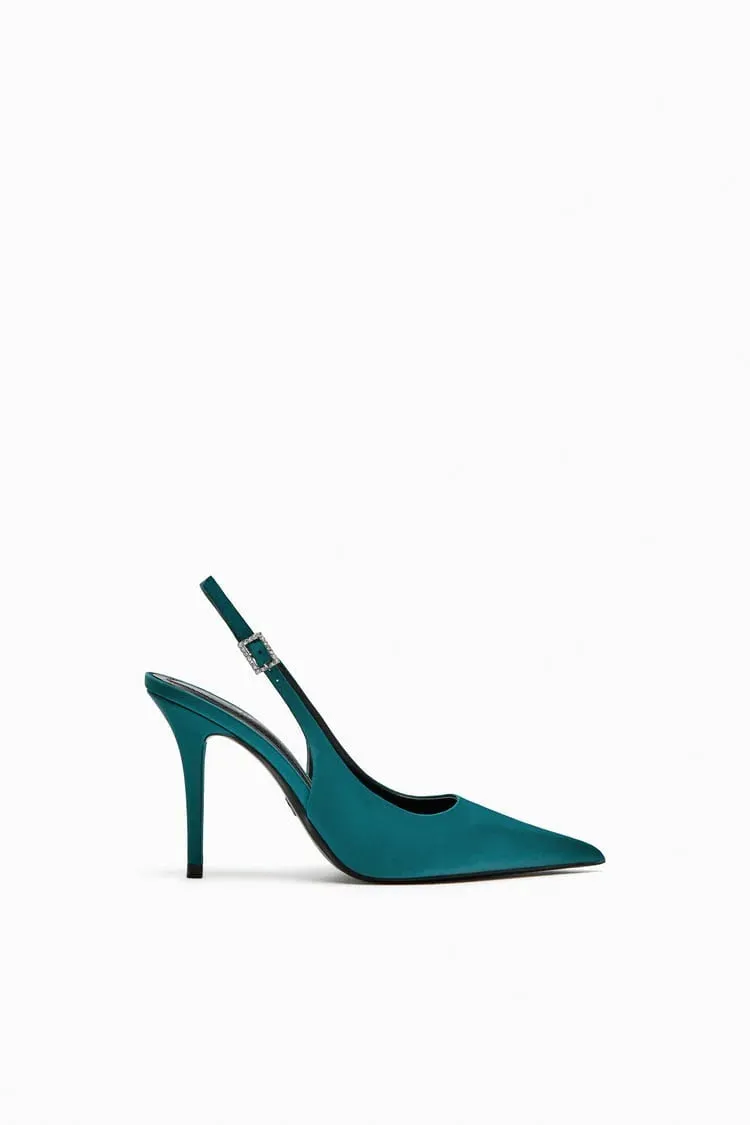ZARA HIGH-HEEL SLINGBACK SHOES