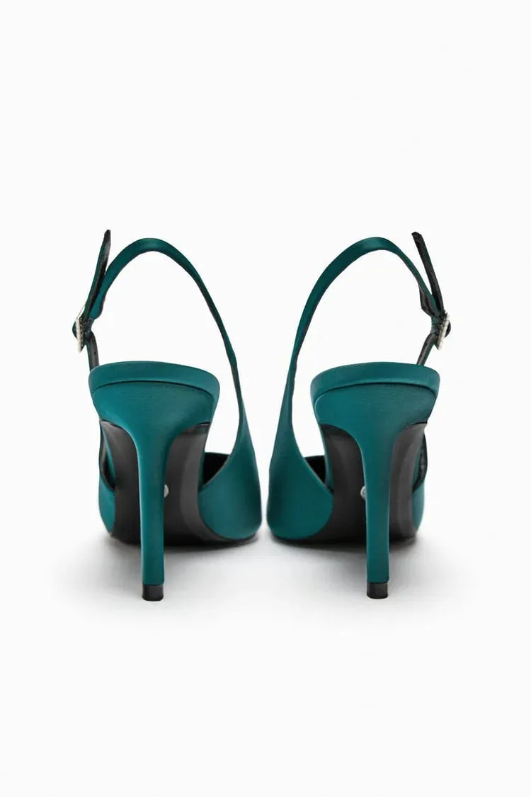ZARA HIGH-HEEL SLINGBACK SHOES