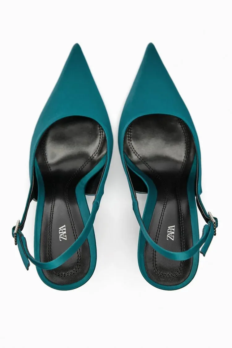 ZARA HIGH-HEEL SLINGBACK SHOES